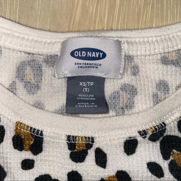 Old Navy Leopard Thermal Top - Picture 4 of 7
